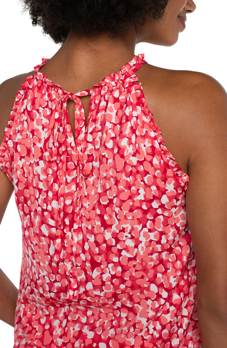 Halter Top With Ruffles - SALE