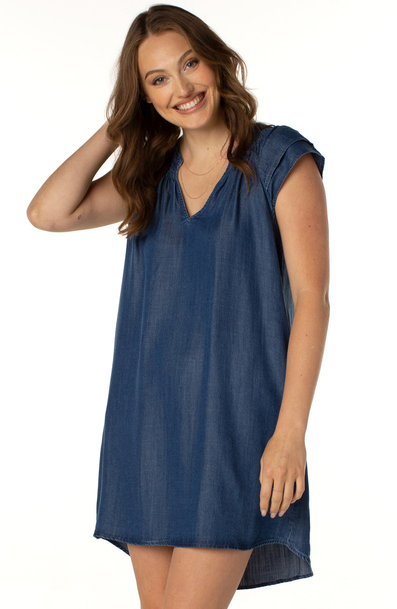 Cap Sleeve Smocked Dress - SALE